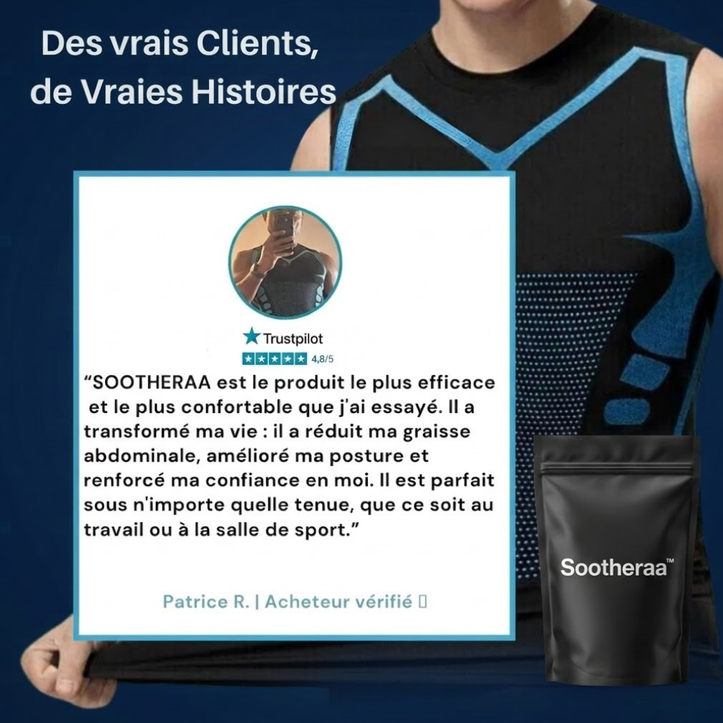 T-shirt de compression Sootheraa™ | Le débardeur qui redresse, gaine et transforme ta silhouette.