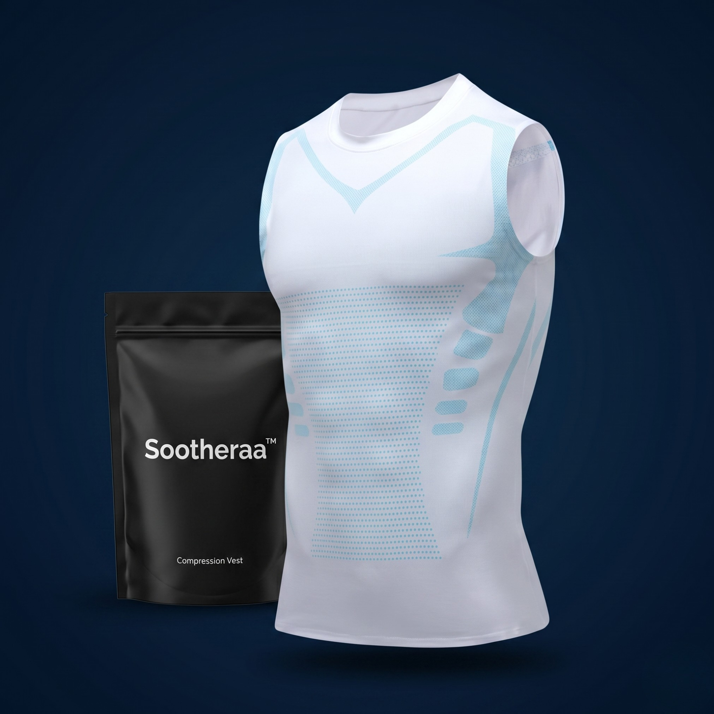 T-shirt de compression Sootheraa™ | Le débardeur qui redresse, gaine et transforme ta silhouette.